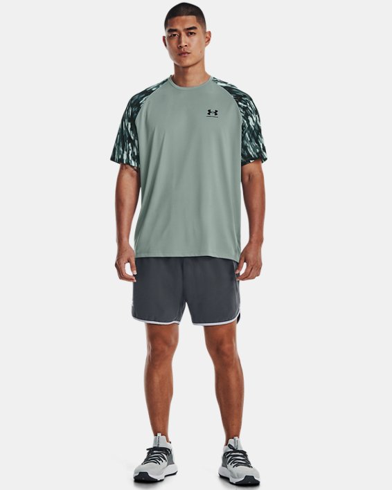 Men's UA Tech™ 2.0 Printed Short Sleeve in Gray image number 2